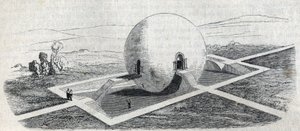 Projekt wartowni rolniczej Claude Nicolas Ledoux (1736-1806).