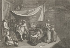 Rano Rano, ok. godz. 1700. autorstwa Claude Saint Paul