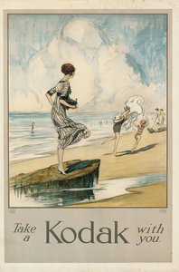 „Weź ze sobą Kodaka”, plakat reklamowy firmy Kodak, ok. 1910 (litografia kolorowa)