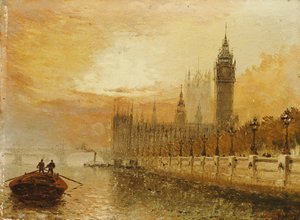 Widok na Westminster z Tamizy