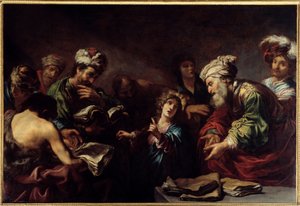 Jezus wśród lekarzy. Obraz Claude