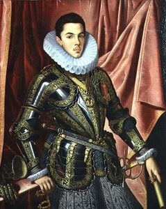 Portret młodzieńca w zbroi autorstwa Claudio Coello
