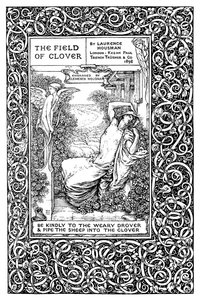 Strona tytułowa do The Field of Clover, 1899. autorstwa Clemence Housman
