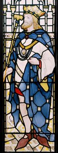 Edward II, detal z okna w Wielkiej Sali, 1867-71