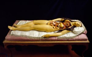 „Rozbieralna Wenus”, model anatomiczny (wosk)