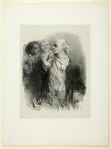 Dżentelmen i dwóch towarzyszy autorstwa Célestin Nanteuil