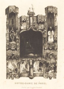 Notre Dame w Paryżu autorstwa Célestin Nanteuil