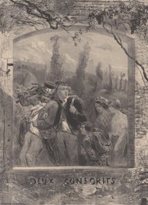 Dwóch poborowych, ca. 1830-70. autorstwa Célestin Nanteuil