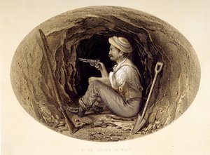 Czekając, z „Szkiców i incydentów oblężenia Lucknow, z Rysunków wykonanych podczas oblężenia”, George Couper autorstwa Clifford Henry Mecham