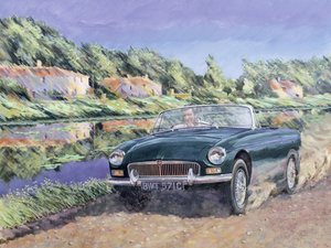 MGB nad kanałem francuskim autorstwa Clive Metcalfe
