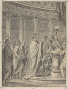 Starożytna ofiara autorstwa Clément Pierre Marillier
