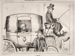 Wiadomości: Wady samochodów publicznych: Lürbaine, 1839. autorstwa Clémente Pruche