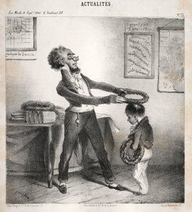 Fakty: Dystrybucja nagród, 1841. autorstwa Clémente Pruche