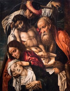 Zstąpienie z krzyża, ok. 1520 (tempera i olej na drewnie (dąb))