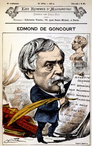 Edmond de Goncourt - autorstwa Coll-Toc (Coll Toc), w „”Les Hommes d
