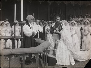 Kadr z filmu „Sześćdziesiąt lat królowa”, ok. 1914 (zdjęcie czarno-białe) autorstwa Company Byron
