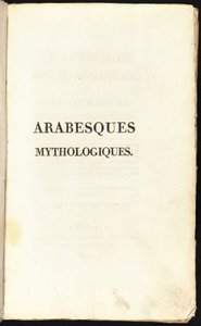 Mitologiczne Arabeski autorstwa Comtesse Stéphanie Félicité de Genlis