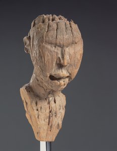 Fragment Kongo nkisi nkondi (drewno)