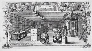 August von Brunswick-Lüneburg w swojej bibliotece, 1650 autorstwa Conrad Buno