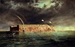 Widok na Fort Sumter, Karolina Południowa, 1863