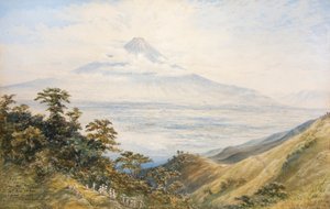 Fujiyama z przełęczy Otomi Toge, Japonia