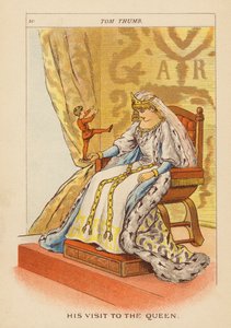 Tom Thumb (kolorowa litografia) autorstwa Constance Haslewood