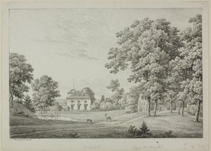 Zamek Bagatelle w Bois de Boulogne autorstwa Constant Bourgeois