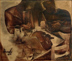 Constant Permeke, "Czarny chleb" / olej na płótnie, 1923 autorstwa Constant Permeke