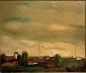 Wioska i łucznictwo autorstwa Constant Permeke