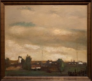 Wioska i łucznictwo autorstwa Constant Permeke