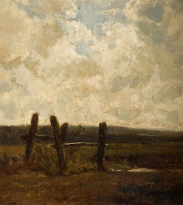 Krajobraz z przedpolem łąki, 1830-1865. autorstwa Constant Troyon