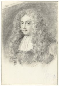 Autoportret (?) Constantijna Huygensa Młodszego autorstwa Constantijn Huygens (II) (possibly)