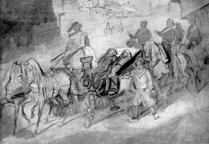 Tureccy urzędnicy, 1930 autorstwa Constantin Guys