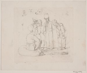 Rosyjski marynarz w Toldboden autorstwa Constantin Hansen