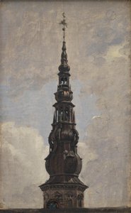 Wielka Iglica Zamku Kronborg. Nauka autorstwa Constantin Hansen