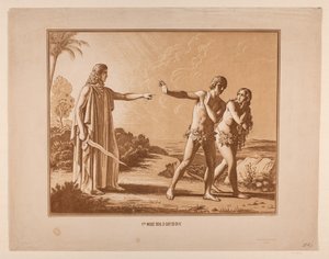 Wypędzenie Raju autorstwa Constantin Hansen