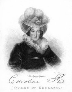 Caroline Amelia Elżbieta Brunszwiku, królowa Jerzego IV, XIX wiek.
