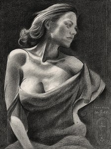 Elegancki portret kobiety autorstwa Corné Akkers