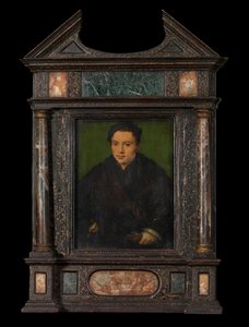 Portret mężczyzny (olej na desce) autorstwa Corneille de la Haye (1500 75)