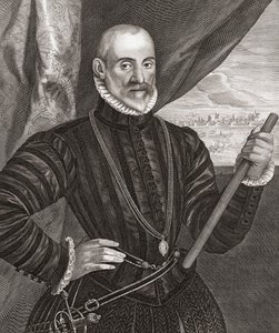 Francisco de Valdez. Portret. autorstwa Cornelis (after) Visscher