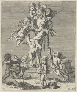Gleba Terra (tytuł na obiekcie) Cztery żywioły (tytuł serii) autorstwa Cornelis A. Hellemans