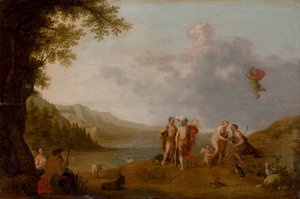 Wyrok Paryski , c. 1650. autorstwa Cornelis Adamsz. Willaerts
