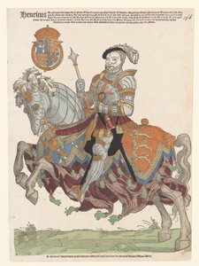 Portret Henryka VIII z Anglii autorstwa Cornelis Anthonisz. (manner of)