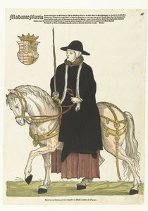 Portret Marii Węgierskiej na koniu
