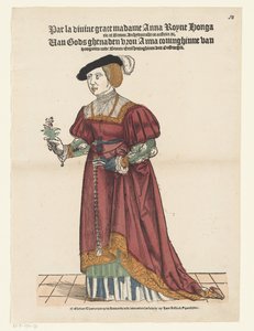 Portret Anny Austriaczki autorstwa Cornelis Anthonisz. (possibly)