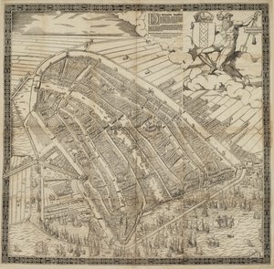 niemiecki: Die berühmte Handelsstadt Amsterdam
niderlandzki: De vermaerde koopstadt van Amstelredam