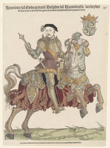 Portret króla Francji Henryka II na koniu, 1542-1543