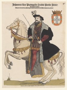 Portret Jana III Portugalii na koniu