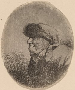 Popiersie starej kobiety