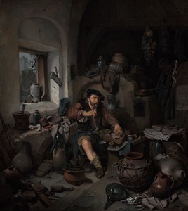 Alchemik autorstwa Cornelis Bega